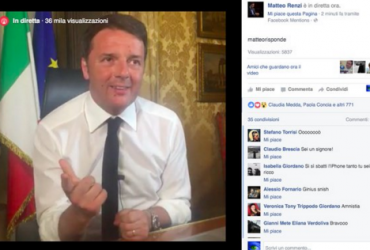 Renzi in chat facebook